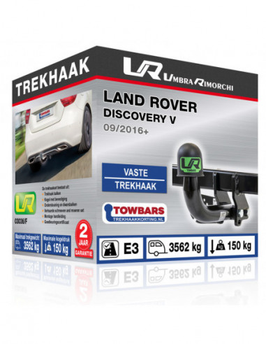 Trekhaak Land Rover DISCOVERY V Vaste trekhaak