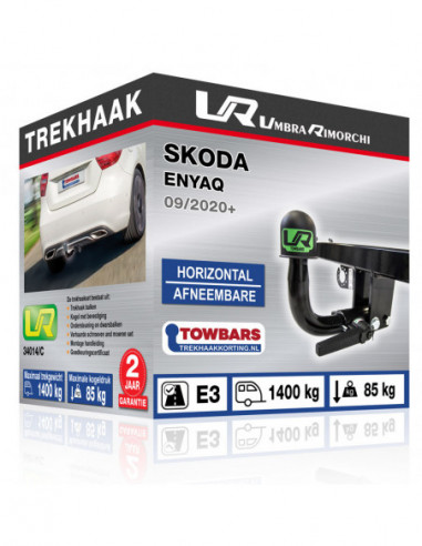 Trekhaak Skoda ENYAQ Horizontal afneembare trekhaak