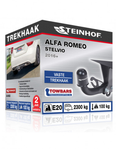 Trekhaak Alfa Romeo STELVIO Vaste trekhaak