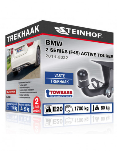 Trekhaak BMW 2 SERIES (F45) ACTIVE TOURER Vaste trekhaak