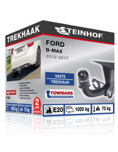 Trekhaak Ford B-MAX Vaste trekhaak