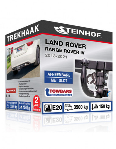 Trekhaak Land Rover RANGE ROVER IV vertikal abnehmbar
