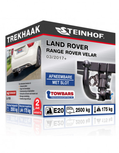 Trekhaak Land Rover RANGE ROVER VELAR vertikal abnehmbar