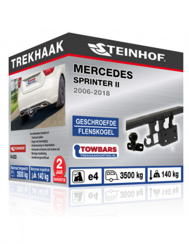 Trekhaak Mercedes SPRINTER II Flenskogel trekhaak