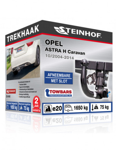 Trekhaak Opel ASTRA H Caravan vertikal abnehmbar