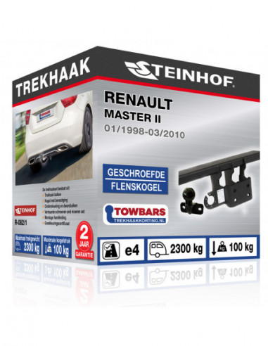 Trekhaak Renault MASTER II Flenskogel trekhaak