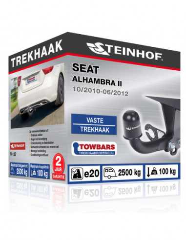 Trekhaak Seat ALHAMBRA II Vaste trekhaak