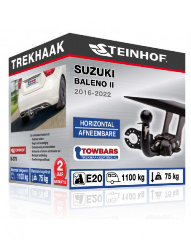 Trekhaak Suzuki BALENO II Horizontal afneembare trekhaak