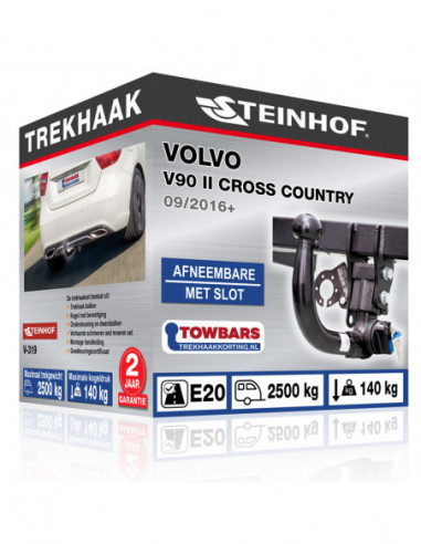Trekhaak Volvo V90 II CROSS COUNTRY vertikal abnehmbar