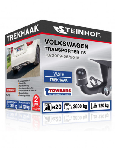 Trekhaak Volkswagen TRANSPORTER T5 Vaste trekhaak