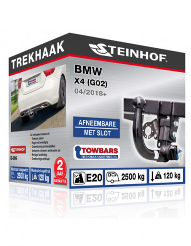 Trekhaak BMW X4 (G02) vertikal abnehmbar