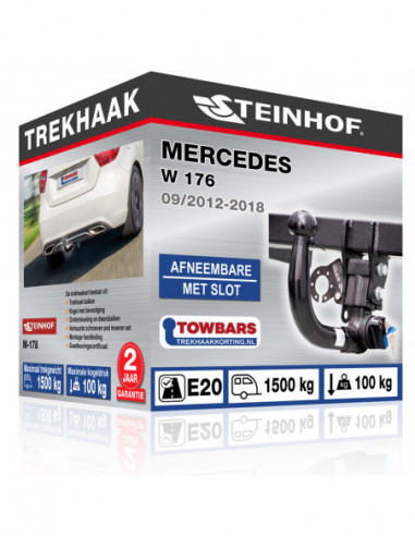 Trekhaak Mercedes W 176 vertikal abnehmbar