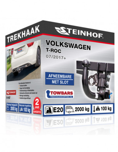 Trekhaak Volkswagen T-ROC vertikal abnehmbar