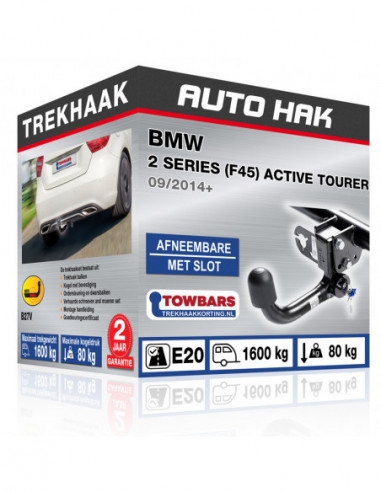 Trekhaak BMW 2 SERIES (F45) ACTIVE TOURER vertikal abnehmbar