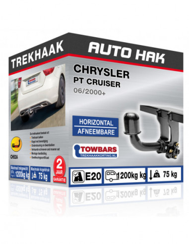 Trekhaak CHRYSLER PT CRUISER Horizontal afneembare trekhaak