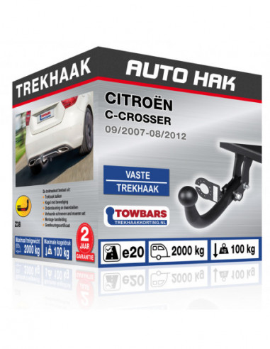 Trekhaak Citroën C-CROSSER Vaste trekhaak