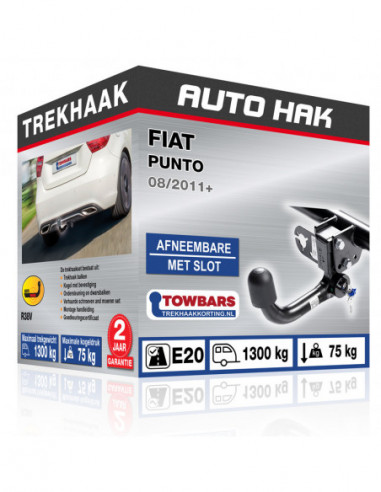 Trekhaak FIAT PUNTO vertikal abnehmbar