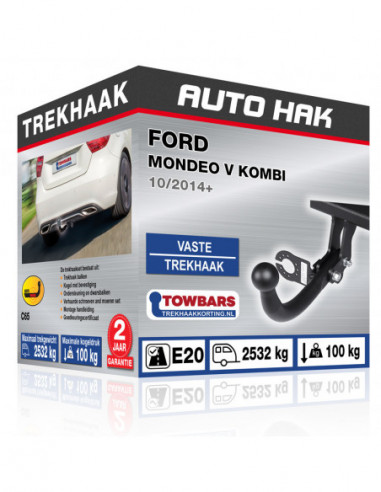 Trekhaak FORD MONDEO V KOMBI Vaste trekhaak