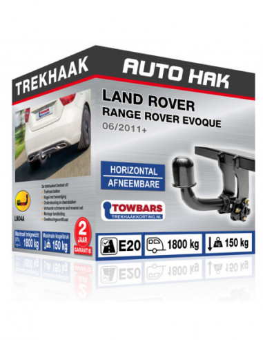 Trekhaak Land Rover RANGE ROVER EVOQUE Horizontal afneembare trekhaak