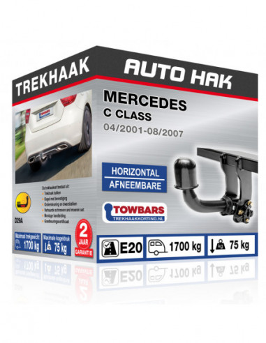 Trekhaak MERCEDES C CLASS Horizontal afneembare trekhaak