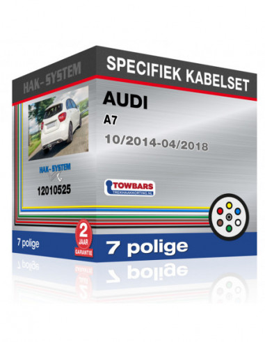 Specifieke kabelset voor de  AUDI A7, 2014, 2015, 2016, 2017, 2018 [7 polige]