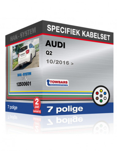 Specifieke kabelset voor de  AUDI Q2, 2016, 2017, 2018, 2019, 2020, 2021, 2022, 2023 [7 polige]