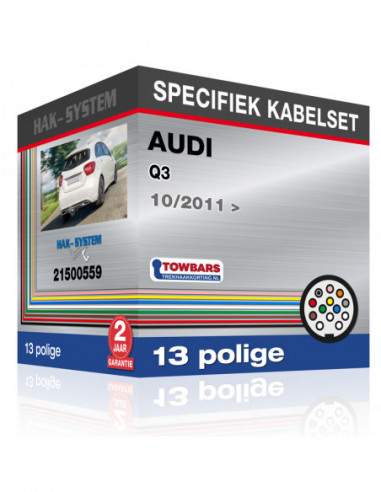 Specifieke kabelset voor de  AUDI Q3, 2011, 2012, 2013, 2014, 2015, 2016, 2017, 2018, 2019, 2020 [13 polige]