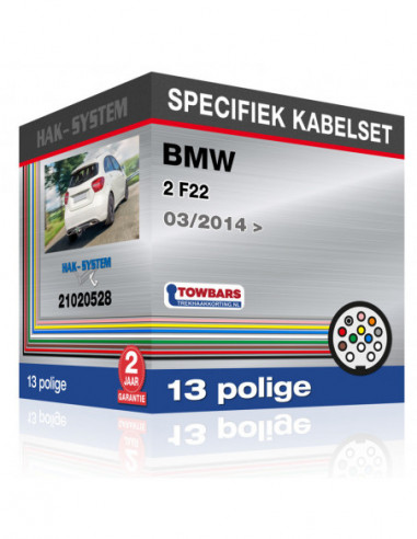 Specifieke kabelset voor de  BMW 2 F22, 2014, 2015, 2016, 2017, 2018, 2019, 2020, 2021, 2022, 2023 [13 polige]
