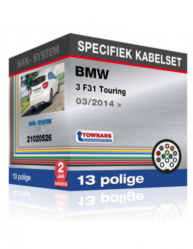 Specifieke kabelset voor de  BMW 3 F31 Touring, 2014, 2015, 2016, 2017, 2018, 2019, 2020, 2021, 2022, 2023 [13 polige]