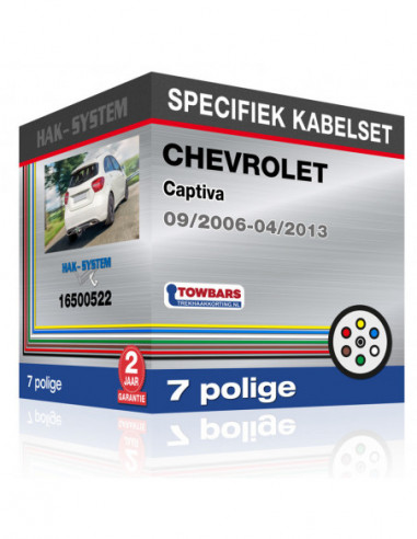 Specifiek kabelset CHEVROLET Captiva, 2006, 2007, 2008, 2009, 2010, 2011, 2012, 2013 (zonder aansluiting) [7 polige]