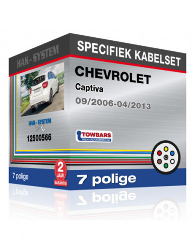 Specifiek kabelset CHEVROLET Captiva, 2006, 2007, 2008, 2009, 2010, 2011, 2012, 2013 (met aansluiting) [7 polige]