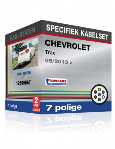 Specifieke kabelset voor de  CHEVROLET Trax, 2013, 2014, 2015, 2016, 2017, 2018, 2019, 2020, 2021, 2022, 2023 [7 polige]