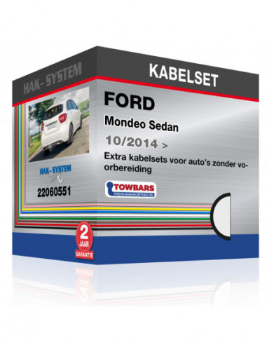 Extra kabelsets voor auto's zonder voorbereiding FORD Mondeo Sedan, 2014, 2015, 2016, 2017, 2018, 2019, 2020, 2021, 2022, 2023 