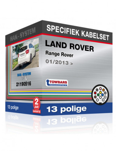 Specifiek kabelset LAND ROVER Range Rover, 2013, 2014, 2015, 2016, 2017, 2018, 2019, 2020, 2021, 2022, 2023 (met LED) [13 polige