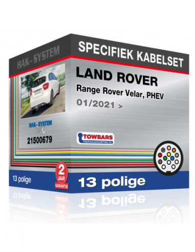 Specifieke kabelset voor de  LAND ROVER Range Rover Velar, PHEV, 2021, 2022, 2023 [13 polige]