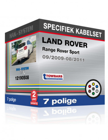 Specifieke kabelset voor de  LAND ROVER Range Rover Sport, 2009, 2010, 2011 [7 polige]