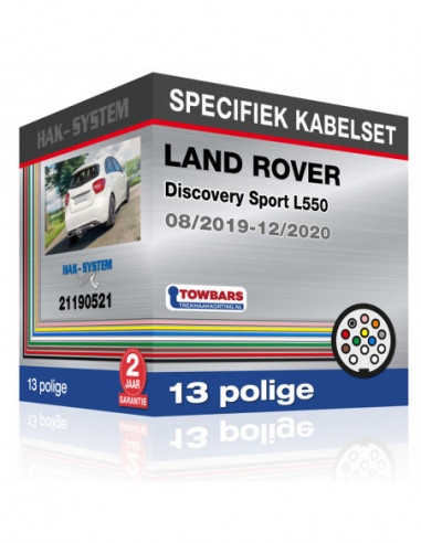 Specifieke kabelset voor de  LAND ROVER Discovery Sport L550, 2019, 2020 [13 polige]