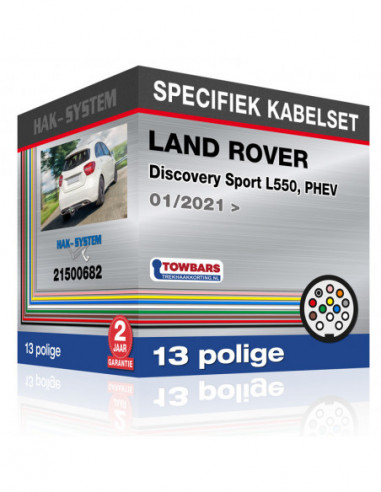 Specifieke kabelset voor de  LAND ROVER Discovery Sport L550, PHEV, 2021, 2022, 2023 [13 polige]
