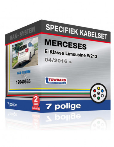 Specifieke kabelset voor de  MERCEDES E-Klasse Limousine W213, 2016, 2017, 2018, 2019, 2020, 2021, 2022, 2023 [7 polige]