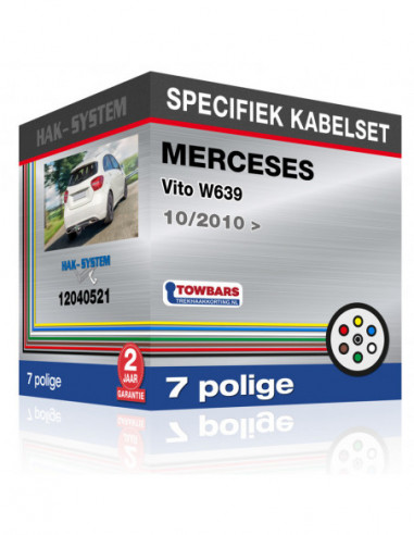 Specifiek kabelset MERCEDES Vito W639, 2010, 2011, 2012, 2013, 2014, 2015, 2016, 2017, 2018, 2019 met voorbereiding [7 polige]