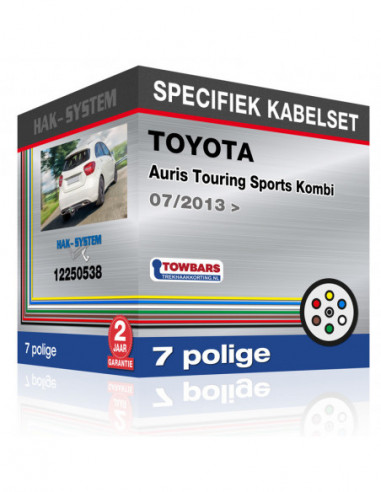 Specifieke kabelset voor de  TOYOTA Auris Touring Sports Kombi, 2013, 2014, 2015, 2016, 2017, 2018, 2019, 2020, 2021, 2022, 2023