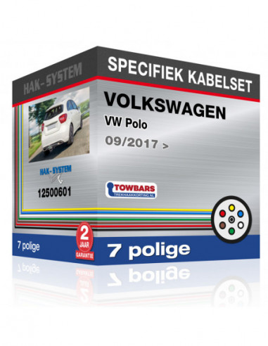 Specifieke kabelset voor de  VOLKSWAGEN VW Polo, 2017, 2018, 2019, 2020, 2021, 2022, 2023 [7 polige]