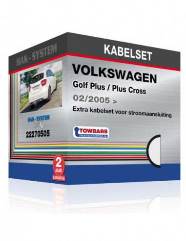 Extra kabelset voor stroomaansluiting VOLKSWAGEN Golf Plus / Plus Cross, 2005, 2006, 2007, 2008, 2009, 2010, 2011, 2012, 2013, 2