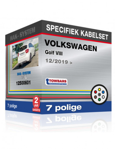 Specifieke kabelset voor de  VOLKSWAGEN Golf VIII, 2019, 2020, 2021, 2022, 2023 [7 polige]