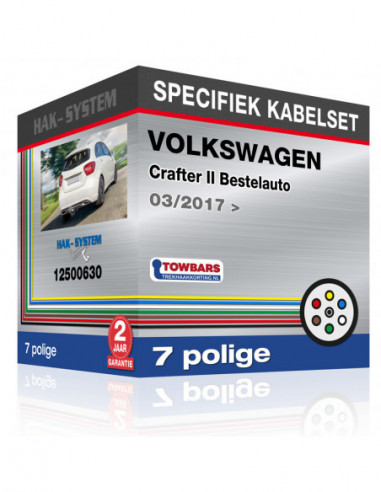 Specifiek kabelset VOLKSWAGEN Crafter II Bestelauto, 2017, 2018, 2019, 2020, 2021, 2022, 2023 met voorbereiding [7 polige]