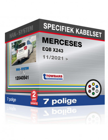 Specifieke kabelset voor de  MERCEDES EQB X243, 2021, 2022, 2023 [7 polige]