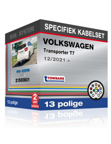 Specifieke kabelset voor de  VOLKSWAGEN Transporter T7, 2021, 2022, 2023 [13 polige]