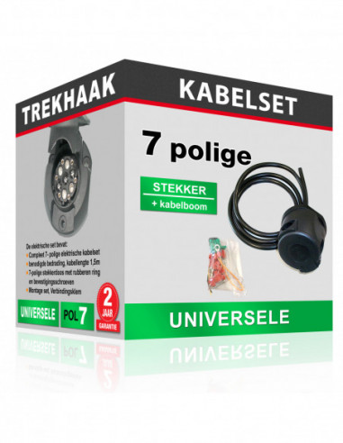 Trekhaak kabelset – 7-polig