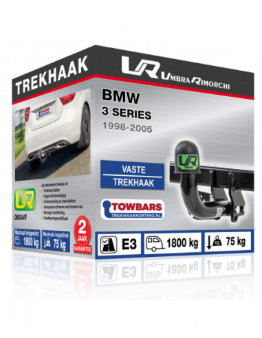 Trekhaak BMW 3 SERIES Vaste trekhaak