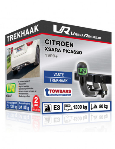 Trekhaak Citroën XSARA PICASSO Vaste trekhaak